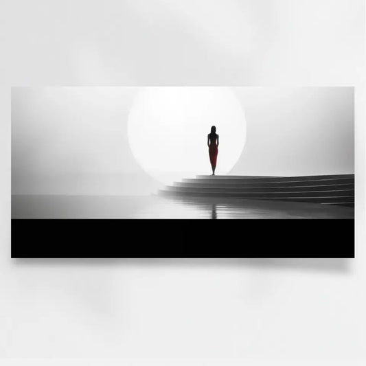 Eleganz der Ruhe: Minimalistische Panorama Wandbilder für Dein Zuhause