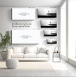 Eleganz der Ruhe: Minimalistische Panorama Wandbilder für Dein Zuhause - posterfolio.de