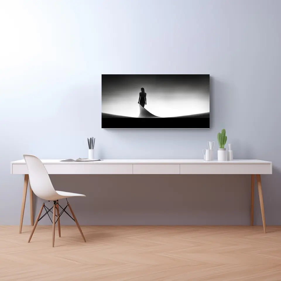 Stille Eleganz: Minimalistische Panorama Wandbilder für Deine Oase der Ruhe