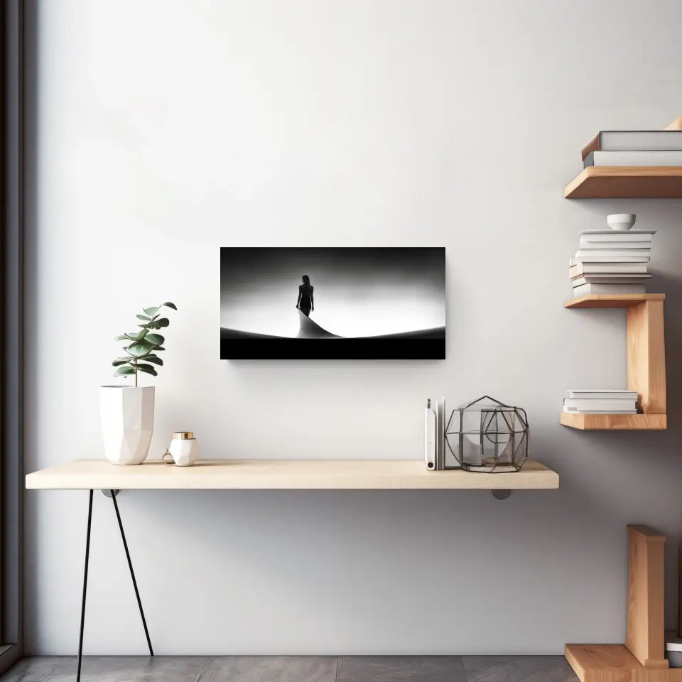 Stille Eleganz: Minimalistische Panorama Wandbilder für Deine Oase der Ruhe