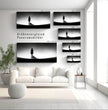 Stille Eleganz: Minimalistische Panorama Wandbilder für Deine Oase der Ruhe - posterfolio.de