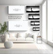 Stille Eleganz: Minimalistische Panorama Wandbilder für Deine Oase der Ruhe - posterfolio.de