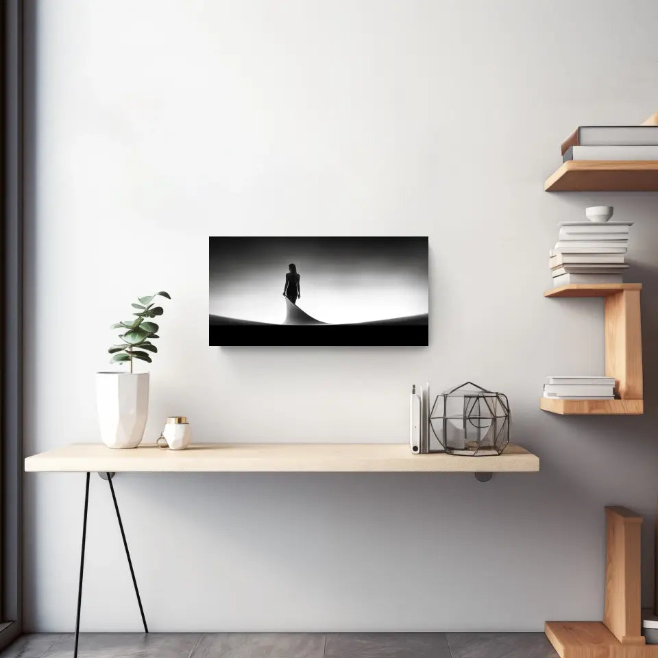 Stille Eleganz: Minimalistische Panorama Wandbilder für Deine Oase der Ruhe