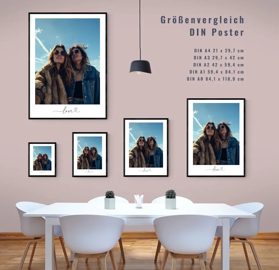 Unvergessliche Freundschaft: Personalisiertes Poster für deine beste Freundin!