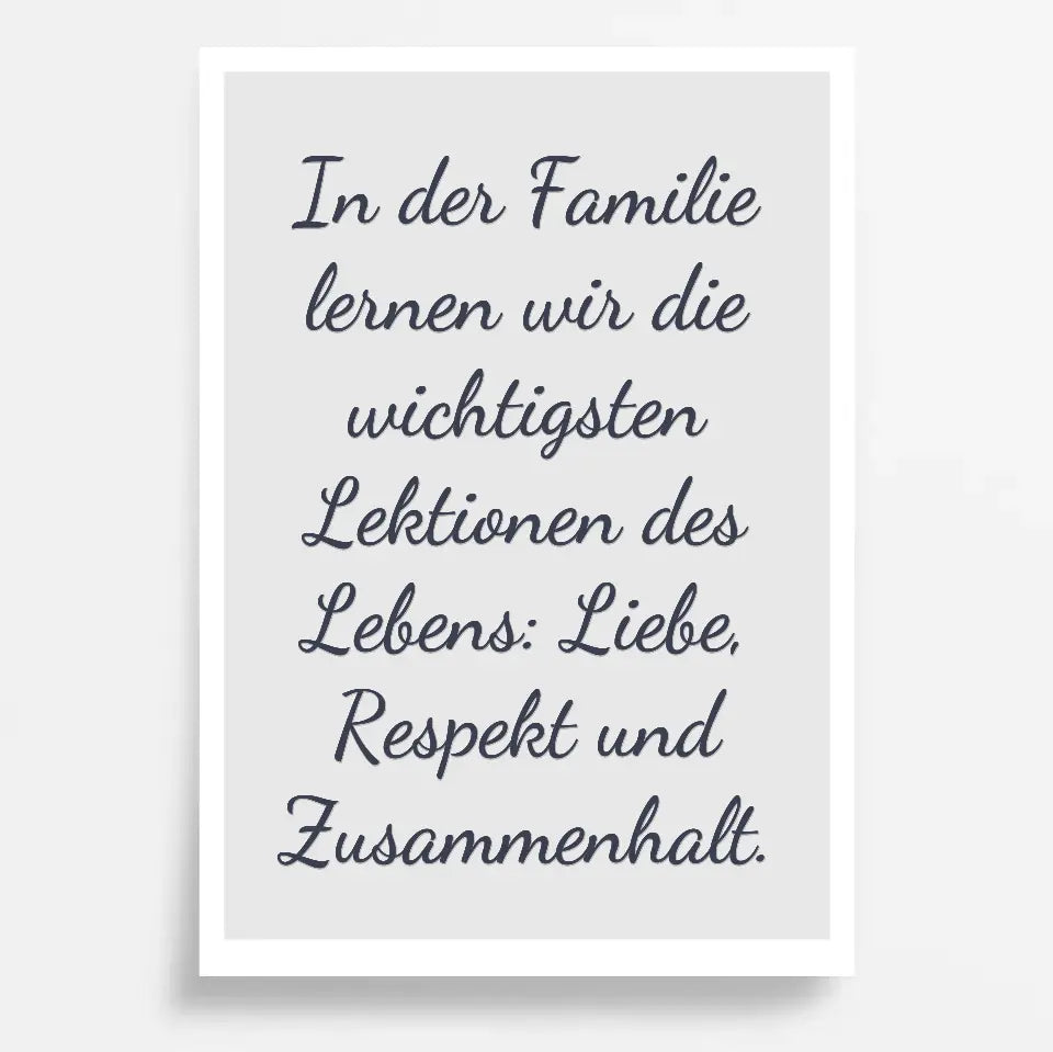 Einzigartiges Familienposter gestalten: Deine persönliche Erinnerung für immer!