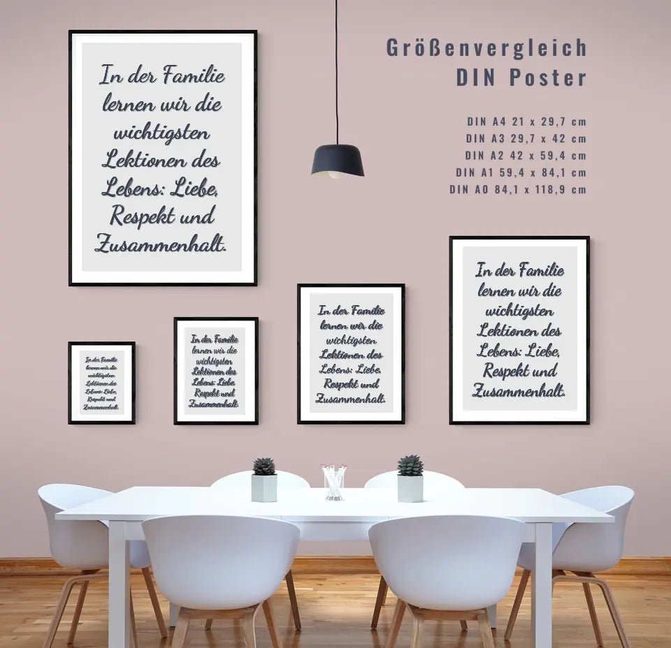 Einzigartiges Familienposter gestalten: Deine persönliche Erinnerung für immer!