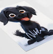 Fröhlicher Welpe: Dein personalisiertes Poster für pure Freude! - posterfolio.de