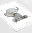 Liebenswertes Elefantenbaby: Dein personalisiertes Poster für pure Freude! - posterfolio.de