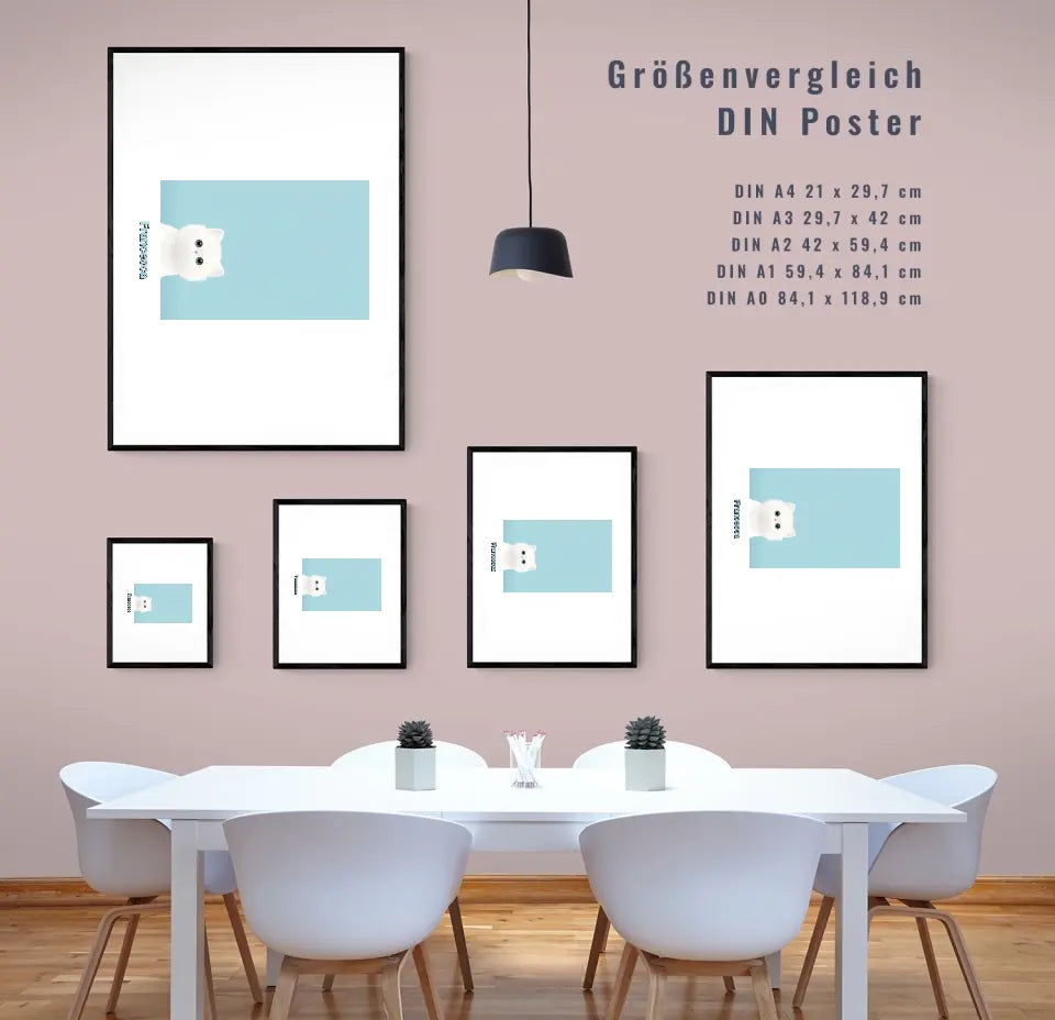 Flauschiges Kätzchen: Dein personalisiertes Poster für sanfte Träume!