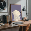 Fröhlicher Eisbär: Dein personalisiertes Poster fürs Kinderzimmer! - posterfolio.de