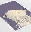 Fröhlicher Eisbär: Dein personalisiertes Poster fürs Kinderzimmer! - posterfolio.de