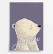 Fröhlicher Eisbär: Dein personalisiertes Poster fürs Kinderzimmer! - posterfolio.de