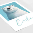 Glücklicher Eisbär: Dein personalisiertes Poster für pure Freude! - posterfolio.de