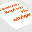 Lustige Sprüche, Dein Design: Gestalte Dein personalisiertes Poster!