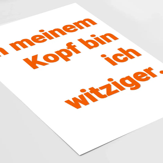 Lustige Sprüche, Dein Design: Gestalte Dein personalisiertes Poster!