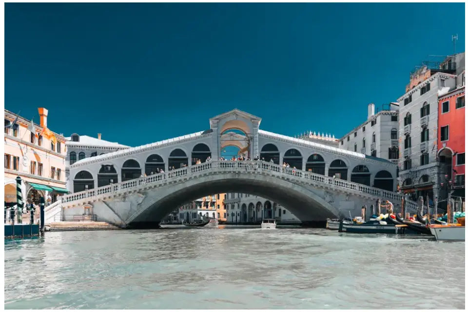 Stilvolles Venedig Wandbild: Rialtobrücke als atemberaubender Blickfang!