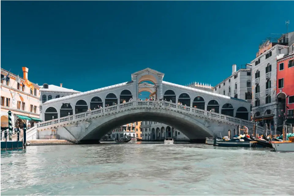 Stilvolles Venedig Wandbild: Rialtobrücke als atemberaubender Blickfang!