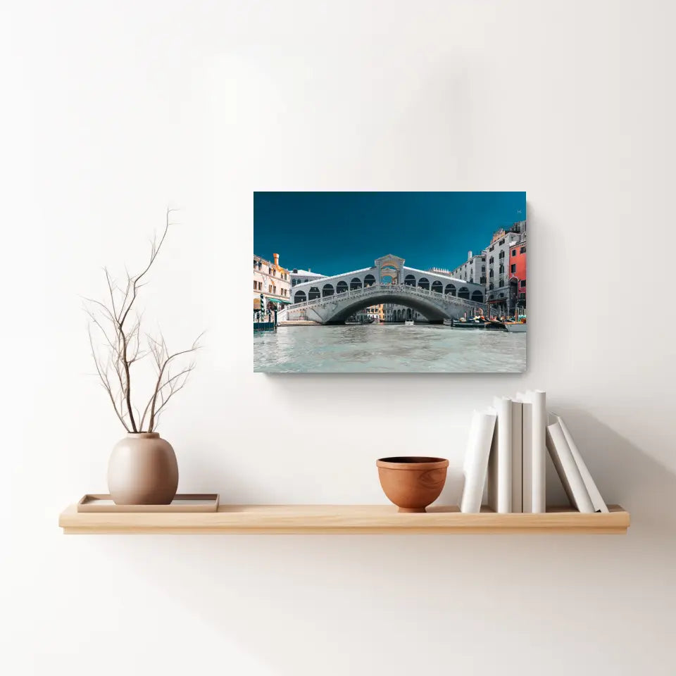 Stilvolles Venedig Wandbild: Rialtobrücke als atemberaubender Blickfang!