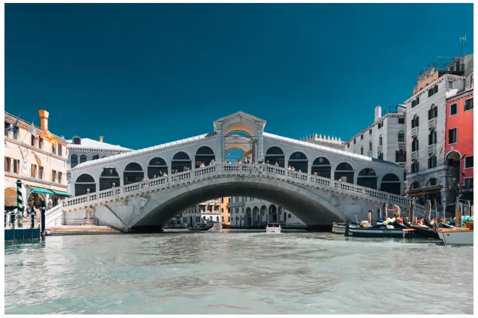 Stilvolles Venedig Wandbild: Rialtobrücke als atemberaubender Blickfang!