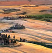 Goldenes Toskana Landschaftsbild Wandbild: Dein Stück Italien für Zuhause! - posterfolio.de