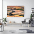 Goldenes Toskana Landschaftsbild Wandbild: Dein Stück Italien für Zuhause! - posterfolio.de