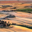 Goldenes Toskana Landschaftsbild Wandbild: Dein Stück Italien für Zuhause! - posterfolio.de