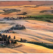 Goldenes Toskana Landschaftsbild Wandbild: Dein Stück Italien für Zuhause! - posterfolio.de