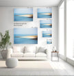 Beeindruckendes Abstraktes Maritimes Wandbild: Der perfekte Blickfang für Dein Zuhause! - posterfolio.de