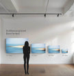 Beeindruckendes Abstraktes Maritimes Wandbild: Der perfekte Blickfang für Dein Zuhause! - posterfolio.de