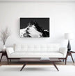 Majestätisches Großglockner Wandbild: Dein alpiner Blickfang in Schwarz-Weiß! - posterfolio.de