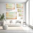 Abstraktes maritimes Wandbild: Traumhafte Strandszene in deinem Zuhause! - posterfolio.de