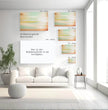 Abstraktes maritimes Wandbild: Traumhafte Strandszene in deinem Zuhause! - posterfolio.de