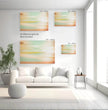 Abstraktes maritimes Wandbild: Traumhafte Strandszene in deinem Zuhause! - posterfolio.de