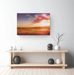 Abstraktes Wandbild Florianópolis: Brasilianische Strandlandschaft zum Sonnenuntergang - posterfolio.de
