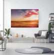 Abstraktes Wandbild Florianópolis: Brasilianische Strandlandschaft zum Sonnenuntergang - posterfolio.de