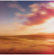 Abstraktes Wandbild Florianópolis: Brasilianische Strandlandschaft zum Sonnenuntergang - posterfolio.de