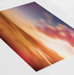 Abstraktes Wandbild Florianópolis: Brasilianische Strandlandschaft zum Sonnenuntergang - posterfolio.de