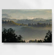 Toskana Wandbild: Sanfte Hügel und Nebelmorgen bei San Gimignano - posterfolio.de