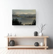 Toskana Wandbild: Sanfte Hügel und Nebelmorgen bei San Gimignano - posterfolio.de
