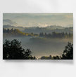 Toskana Wandbild: Sanfte Hügel und Nebelmorgen bei San Gimignano - posterfolio.de