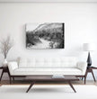 Bretagne Wandbild: Zeitlose Strandlandschaft in Schwarz-Weiß - posterfolio.de