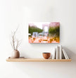 Arc de Triomphe Abstraktes Wandbild: Paris in Rosarotem Glanz - posterfolio.de