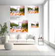Arc de Triomphe Abstraktes Wandbild: Paris in Rosarotem Glanz - posterfolio.de