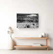 Zaun am Strand Wandbild: Stille der Bretagne in Schwarz-Weiß - posterfolio.de