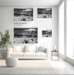 Zaun am Strand Wandbild: Stille der Bretagne in Schwarz-Weiß - posterfolio.de