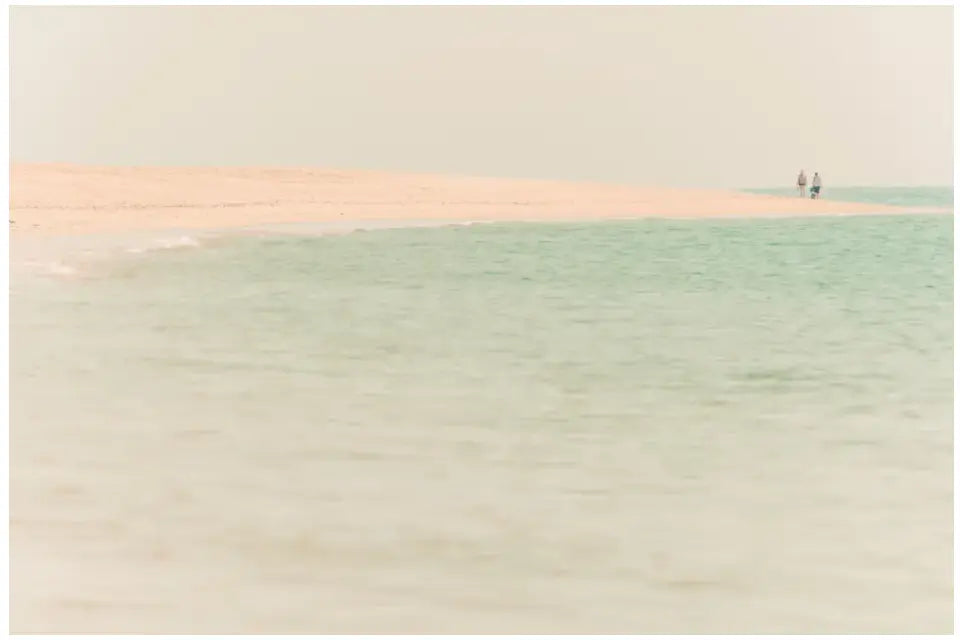 Strandspaziergang Wandbild: Idylle am Meer für dein Zuhause