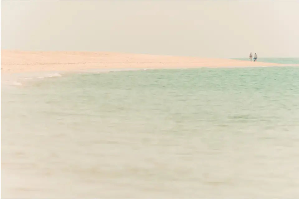 Strandspaziergang Wandbild: Idylle am Meer für dein Zuhause