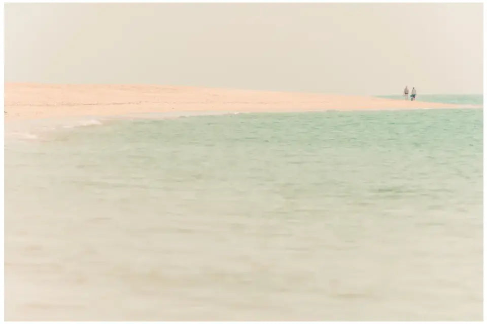 Strandspaziergang Wandbild: Idylle am Meer für dein Zuhause