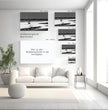 Trocken gefallenes Segelboot Wandbild: Bretagne in stimmungsvoller Stille - posterfolio.de