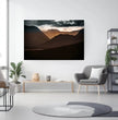 Highlands Schottland Wandbild: Dramatischer Sonnenuntergang über den Berggipfeln - posterfolio.de